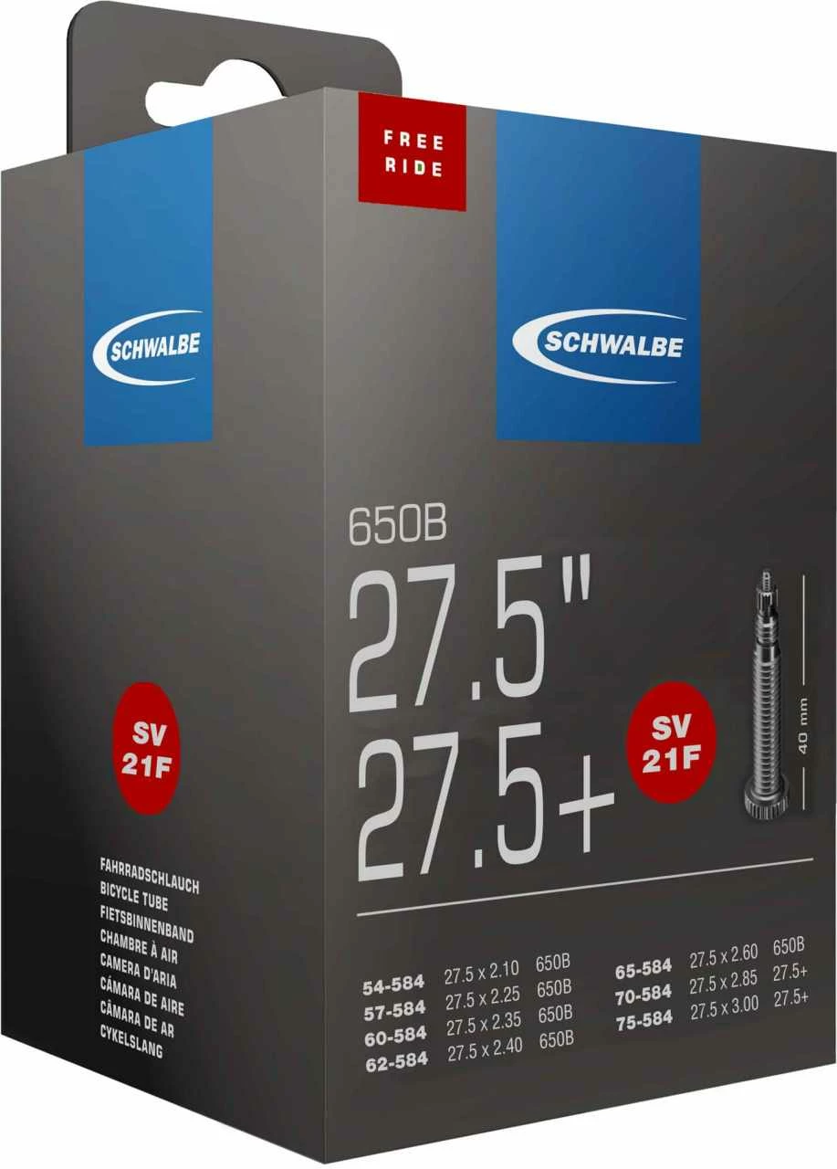 Schwalbe Tube SV No. 21F Freeride 27.5" (en Anglais) 1 Schwalbe Tube SV No. 21F Freeride 27.5" (en Anglais)