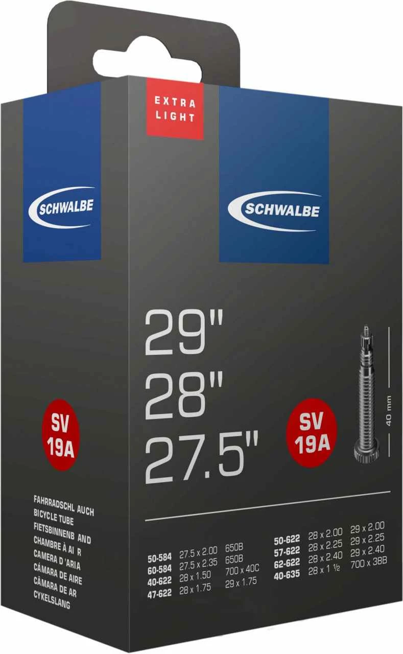 Chambre à Air Schwalbe SV No. 19A (27.5"/28"/29") 1 Chambre à Air Schwalbe SV No. 19A (27.5"/28"/29")