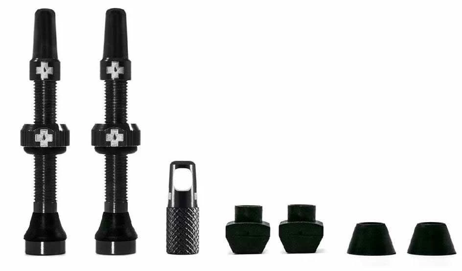 Muc-Off Kit De Valve Tubeless Universel Pour VTT / Route Noir 60 Mm 1 Muc-Off Kit De Valve Tubeless Universel Pour VTT / Route Noir 60 Mm