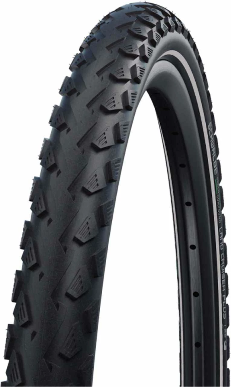 Schwalbe Pneu Land Cruiser Plus ETRTO 55-622 28x2.15 Pouces, Black-Reflex 1 Schwalbe Pneu Land Cruiser Plus ETRTO 55-622 28x2.15 Pouces, Black-Reflex
