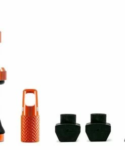 Muc-Off Tubeless Valve Kit Universal For MTB & Road Orange 60 Mm