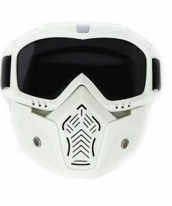 Mssugar Lunettes De Conduite De Casque De Moto Avec Masque Amovible De Visage