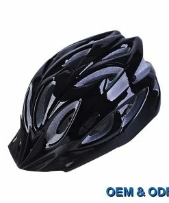 Unbranded Casque De Vélo Noir Casque De Vélo De Montagne Casque Monobloc
