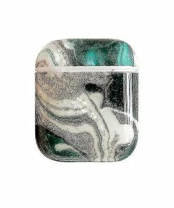 HSKMALL Housse De Protection Casque Vélo Pour Airpods Marbre Vert