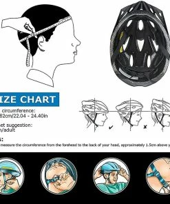 Mickcara Casque De Vélo Livlov V1 Pour Adultes Avec Visière Et Coussin Amovibles, 18 évents, Casque De Vélo Léger Réglable De 56 à 62 Cm 7 Mickcara Casque De Vélo Livlov V1 Pour Adultes Avec Visière Et Coussin Amovibles, 18 évents, Casque De Vélo Léger Réglable De 56 à 62 Cm -Pédales de vélo Soldes Boutique 284865648 max