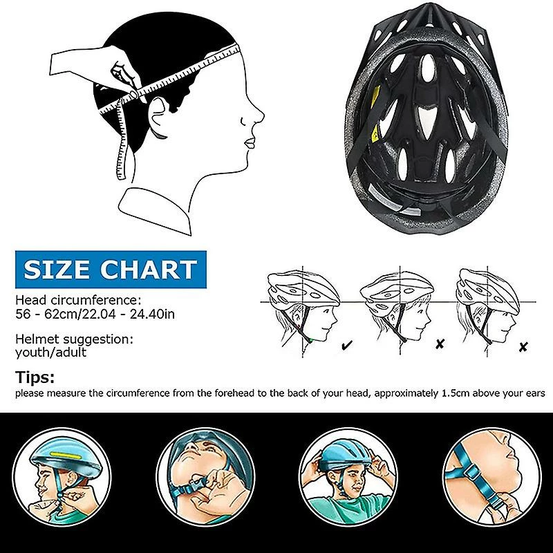 Mickcara Casque De Vélo Livlov V1 Pour Adultes Avec Visière Et Coussin Amovibles, 18 évents, Casque De Vélo Léger Réglable De 56 à 62 Cm 4 Mickcara Casque De Vélo Livlov V1 Pour Adultes Avec Visière Et Coussin Amovibles, 18 évents, Casque De Vélo Léger Réglable De 56 à 62 Cm – Image 4