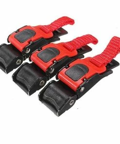 Unbranded 3pcs Casque De Moto Boucle Vélo Anti-collision Casque Clip Mentonnière Boucle à Dégagement Rapide Boucle Universelle