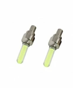 2pcs Remplacement De La Roue De Pneu LED Lumières Lumières De Gaz Pratiques Lampes Pour Voiture Vélo Vélo Motorbicycle Jaun - Avis / Test