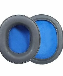 Unbranded 2 Pcs Casque Coussins Protéine Cuir Earmuffs Pour Audio-technica Ath-ws660bt