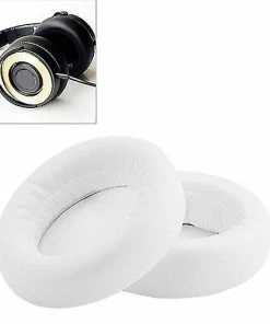 Unbranded 2 Pcs Pour Ath Ws550 Imitation Cuir + Éponge Casque Coussins Housse De Protection Earmuffs