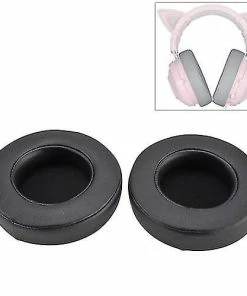 Unbranded 2 Pcs Pour Razer Kraken 7.1 V2 Pro Casque Coussins Éponge Gel Housse Earmuffs Remplacement E