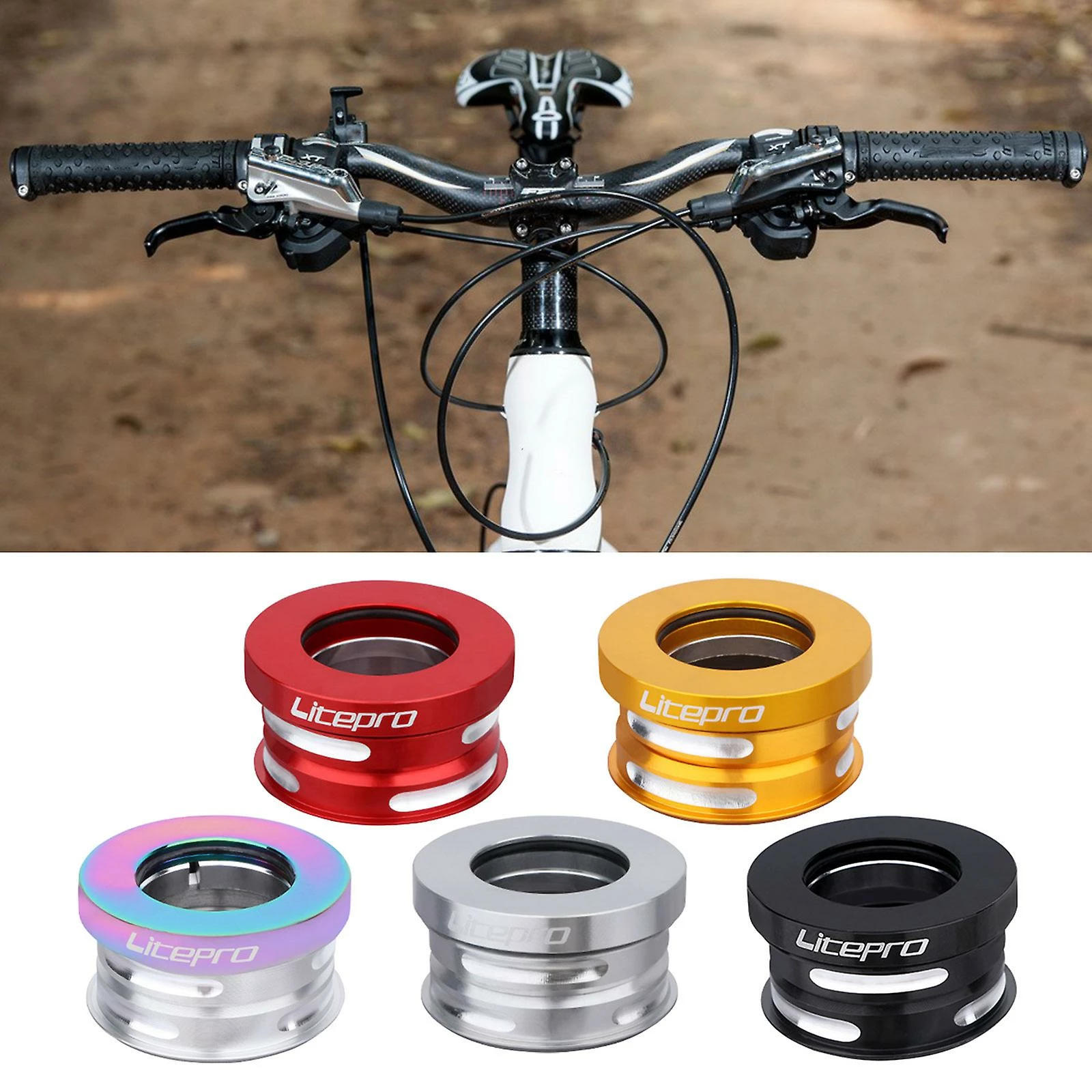 ESTONE Casque De Vélo, Alliage D’aluminium Solide 44mm 1.73in Casque De Roulement De Vélo Pliant 2 ESTONE Casque De Vélo, Alliage D’aluminium Solide 44mm 1.73in Casque De Roulement De Vélo Pliant – Image 2