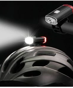 Unbranded Casque De Vélo Léger, Accessoires De Vélo Rechargeables USB, Cadeaux De Cyclisme Pour Hommes (noir)