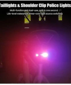 Unbranded Lumière De Vélo Rechargeable Led Feux Avant Et Arrière, Lumières Puissantes Imperméables Et Antichocs, Lumières De Casque -Pédales de vélo Soldes Boutique 356753715 max