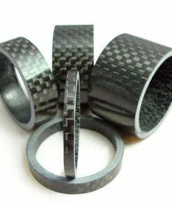 Unbranded 5pcs Casque De Vélo Tige Laveuse Pour Vélo De Montagne De Route Espaceurs De Vélo Équipement Fixe