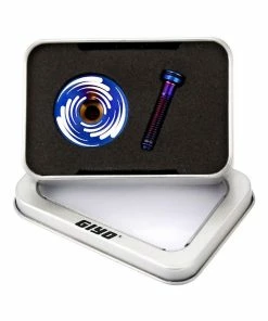 Unbranded Léger Alliage De Titane Casque De Vélo Cap + M6 * 30mm Casque De Vélo Tige Boulon Vis Pièces De Vélo