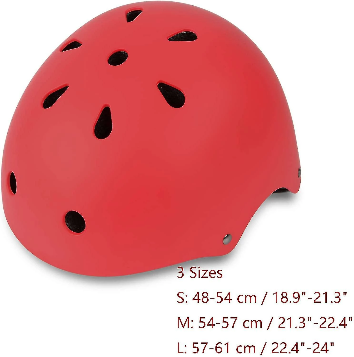 WOSAWE Casque De Vélo Pour Enfants, Réglable Et Multi-sport, Du Tout-petit à La Jeunesse, Rouge-moyen 2 WOSAWE Casque De Vélo Pour Enfants, Réglable Et Multi-sport, Du Tout-petit à La Jeunesse, Rouge-moyen – Image 2
