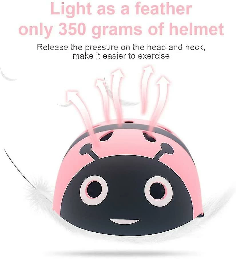 Beitong Casque De Vélo Pour Enfants 2-5 Ans Casque De Vélo Pour Tout-petits Casque Multisports Casque Léger Équipement De Protection De Sécurité, Cadeau Pour Garçons Et Filles (rose) 3 Beitong Casque De Vélo Pour Enfants 2-5 Ans Casque De Vélo Pour Tout-petits Casque Multisports Casque Léger Équipement De Protection De Sécurité, Cadeau Pour Garçons Et Filles (rose) – Image 3