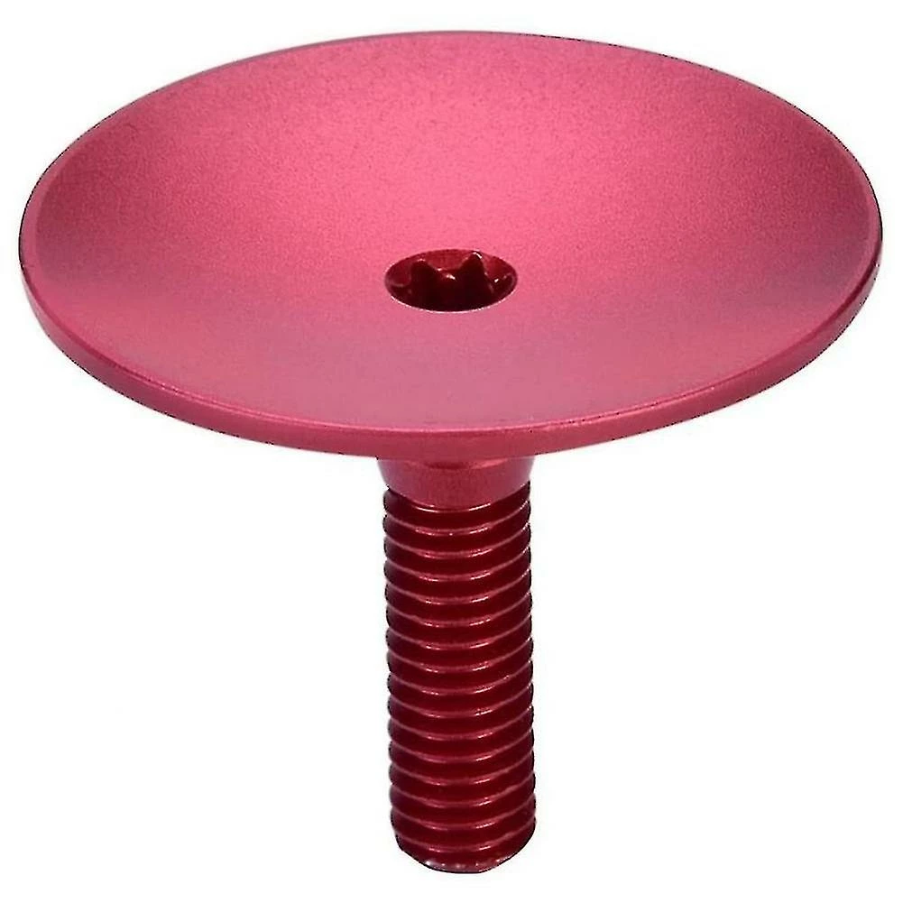 WOSAWE Casque De Vélo Top Cap Alliage D’aluminium Pour Tube De Fourche De 28,6 Mm, Rouge 1 WOSAWE Casque De Vélo Top Cap Alliage D’aluminium Pour Tube De Fourche De 28,6 Mm, Rouge