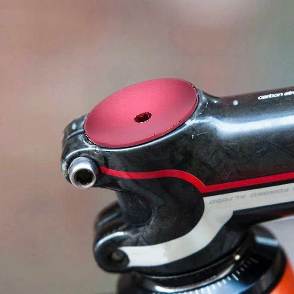 WOSAWE Casque De Vélo Top Cap Alliage D’aluminium Pour Tube De Fourche De 28,6 Mm, Rouge 4 WOSAWE Casque De Vélo Top Cap Alliage D’aluminium Pour Tube De Fourche De 28,6 Mm, Rouge – Image 4
