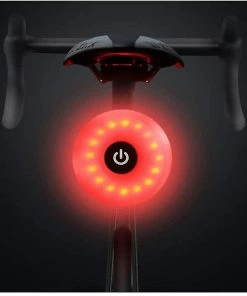 Vention Feu Arrière De Vélo, Sport Led Arrière Vélo Lumière Usb Rechargeable, Rouge Haute Intensité Vélo Feu Arrière Imperméable à L’Eau, Casque Sac à Dos Led Lampe Avertissement De Sécurité