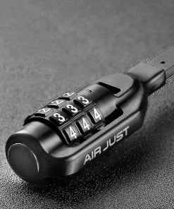 Unbranded Ulac Vélo Câble Lock Casque De Vélo Serrure Mot De Passe Compatible Avec Vélo Noir -Pédales de vélo Soldes Boutique 473987073 max