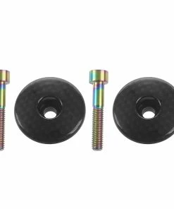 Unbranded 1-1/8 Pouces Fibre De Carbone Cyclisme Casque Tige Tige Top Cap M6x35 Bolt