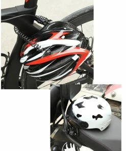 Unbranded Mini Casque Antivol Serrure De Casque à 4 Chiffres Serrure De Vélo Serrure De Câble -Pédales de vélo Soldes Boutique 473992566 max