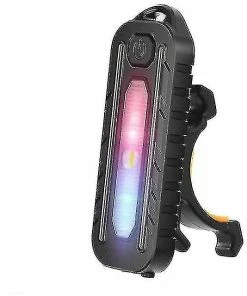 Unbranded Lumière De Vélo Rechargeable Led Feux Avant Et Arrière, Lumières Puissantes Imperméables Et Antichocs, Lumières De Casque