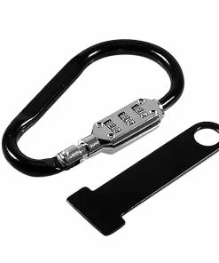 Unbranded Verrouillage De Casque De Moto Antivol Open Face Helmet Lock Fastener + T-bar Pour Moto De Course Bike