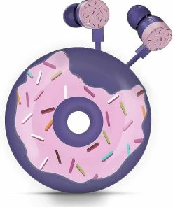 Unbranded Donut Earbuds Pour Les Enfants, Cute Earbud In-ear Casque Cadeau Filaire Pour Les écolières Filles Et Garçons Avec Mi