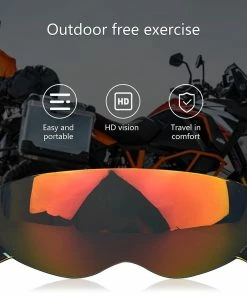 Boom Visière De Casque Pour Scorpion Combat / Covert-x Anti-scratch Shield Casque Lentille Revo Blue