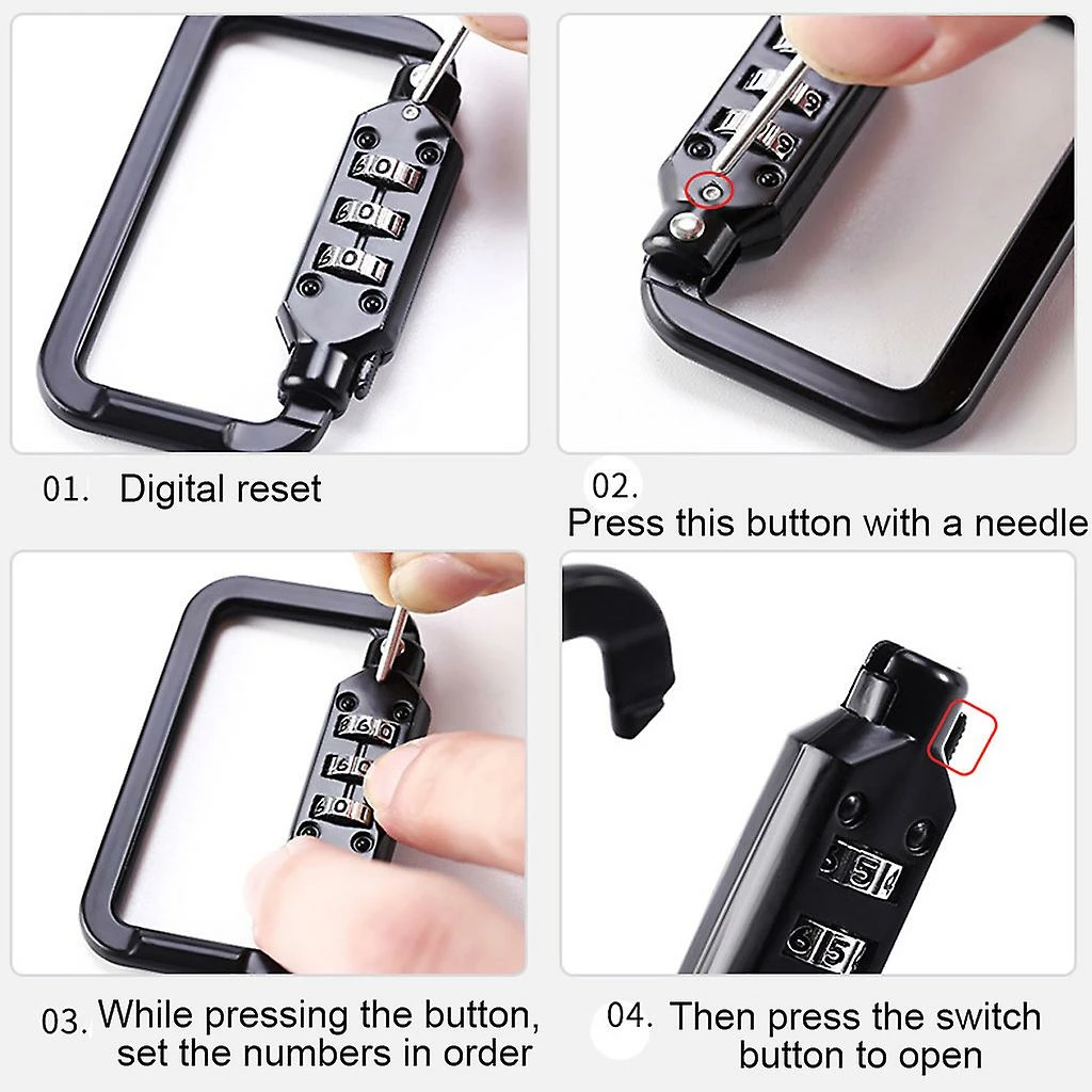 Unbranded Casque De Vélo Serrure Mini Portable Antivol Réinitialisable 3 Chiffre Vélo Cyclisme Ressort Combinaison Câble Voyage Bagage Crochet Boucle Dispositif Sécurisé 2 Unbranded Casque De Vélo Serrure Mini Portable Antivol Réinitialisable 3 Chiffre Vélo Cyclisme Ressort Combinaison Câble Voyage Bagage Crochet Boucle Dispositif Sécurisé – Image 2