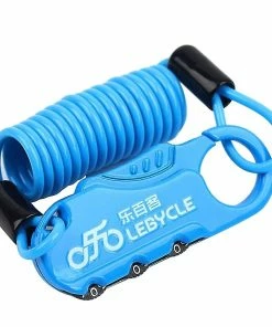 Unbranded Bicycle Lock Anti-theft Casque Lock Moto 3 Digit Combination Password Safety Cable Lock Bike