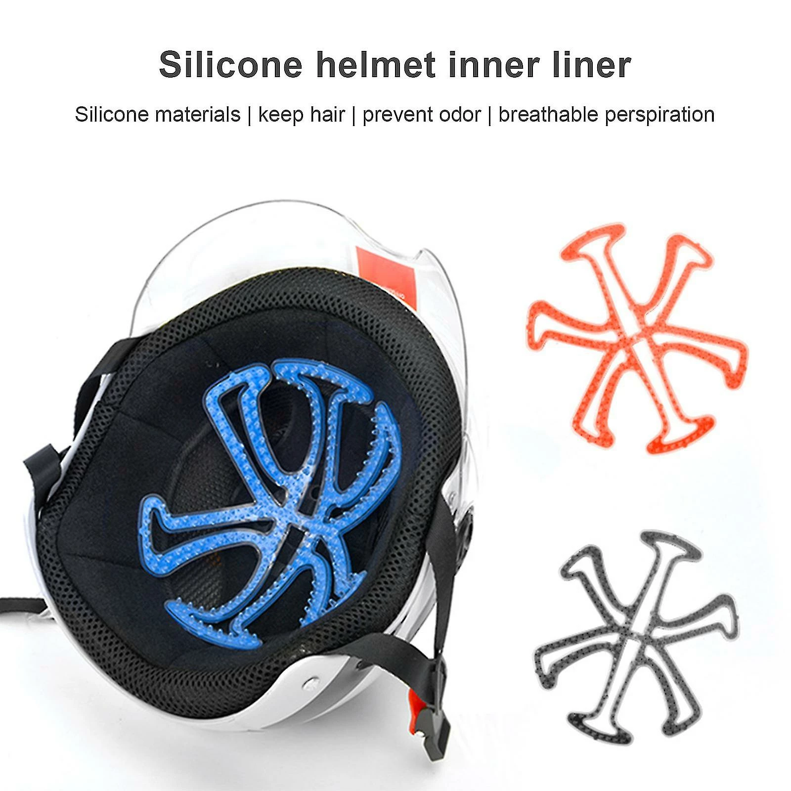 Yaqinuo Doublure De Casque En Silicone De 8,3 Pouces, Coussin De Remplacement De Vélo Universel Avec Doublure Lavable De Massage Invisible Rembourrage De Protection Intérieure 2 Yaqinuo Doublure De Casque En Silicone De 8,3 Pouces, Coussin De Remplacement De Vélo Universel Avec Doublure Lavable De Massage Invisible Rembourrage De Protection Intérieure – Image 2