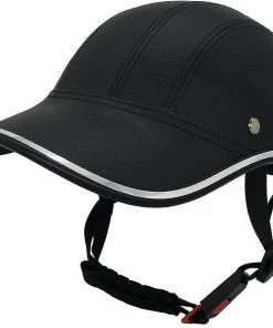 Unbranded Casque De Vélo Adultes-cyclisme-vélo Baseball-casque - Sécurité Style Urbain Réglable Adultes Casque De Vélo Route De Montagne Pour Hommes Femmes Casque Noir Adolescent-(n