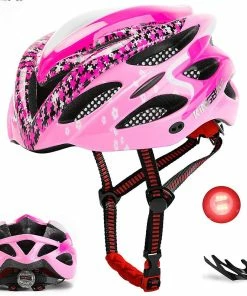 Unbranded Casque De Cyclisme Casco Mtb Casque De Vélo Rose Road Mountain Ultralight Casque De Vélo De Grande Taille Pour Hommes Femmes