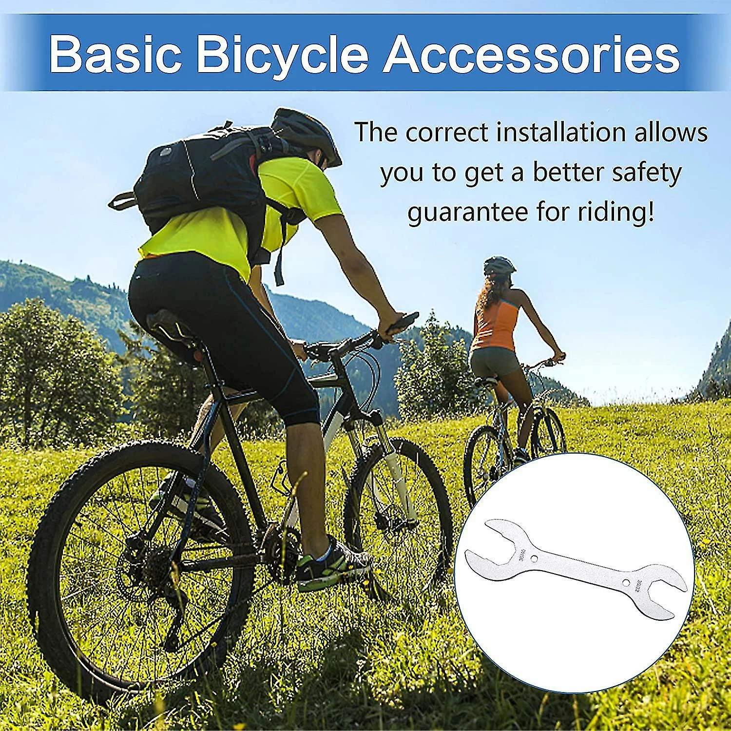 Nufasion Vélo Casque Clé Scooter Vélo Vélo Casque Clé Clé Multi Tête Outil De Réparation 30 32 36 40mm Vélo Scooter Clé Outil, Argent1pcs 5 Nufasion Vélo Casque Clé Scooter Vélo Vélo Casque Clé Clé Multi Tête Outil De Réparation 30 32 36 40mm Vélo Scooter Clé Outil, Argent1pcs – Image 5