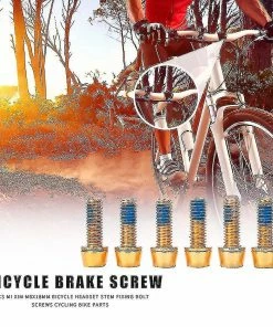 Unbranded 6pcs Mi Xim M6x18mm Vélo Casque Tige Fixation Boulon Vis Cyclisme Pièces Vélo Outils De Réparation De Vélo De Montagne