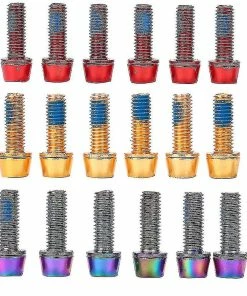 Unbranded 6pcs Mi Xim M6x18mm Vélo Casque Tige Fixation Boulon Vis Cyclisme Pièces Vélo Outils De Réparation De Vélo De Montagne -Pédales de vélo Soldes Boutique 640271874 max