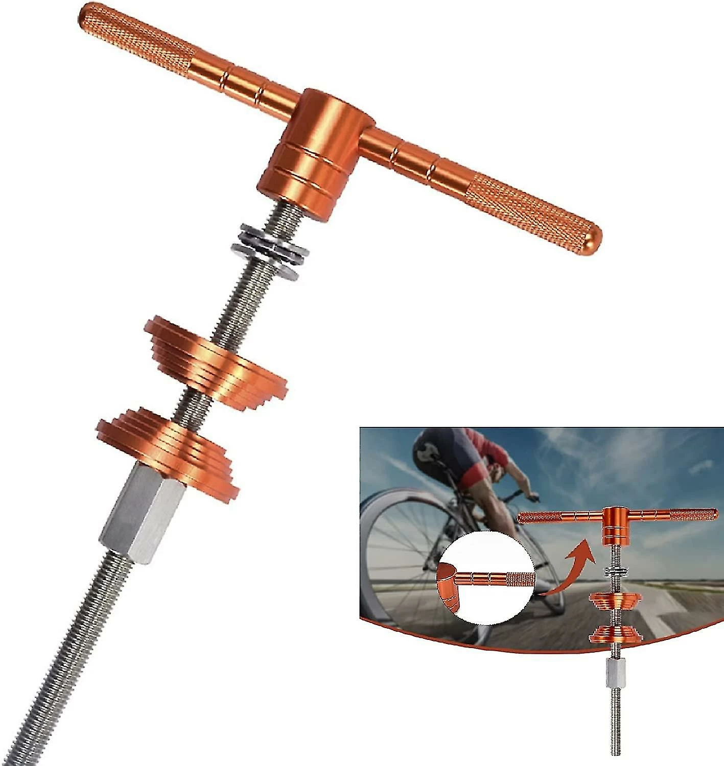 Unbranded Casque De Vélo Tasse Et Pédalier Installation De Presse Outil Vélo Casque Press-in Outil Vélo Roulement Dossier De Presse Réparation De Vélo Accessoires Roulement Dans 2 Unbranded Casque De Vélo Tasse Et Pédalier Installation De Presse Outil Vélo Casque Press-in Outil Vélo Roulement Dossier De Presse Réparation De Vélo Accessoires Roulement Dans – Image 2