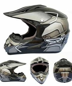 VDStar Casque De Moto Enfants Casque Tout-terrain Vélo De Descente Am Dh Cross Casque Capacete Motocross Casco