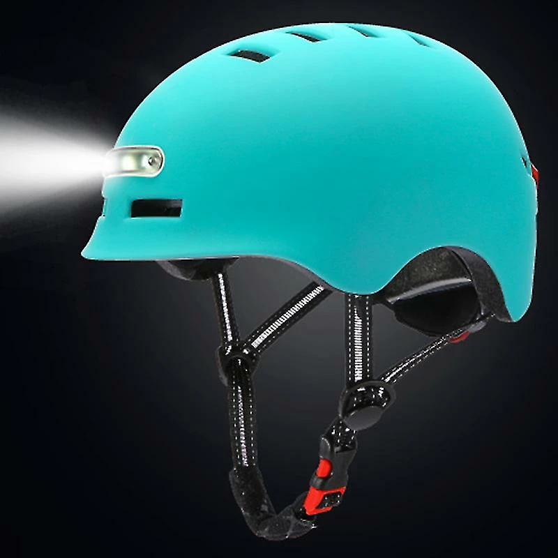Unbranded Casque De Vélo Casque De Moto Avec Lumière D’avertissement éclairée Pour Les Enfants Adultes (s 48-53cm, Bleu) 1 Unbranded Casque De Vélo Casque De Moto Avec Lumière D’avertissement éclairée Pour Les Enfants Adultes (s 48-53cm, Bleu)
