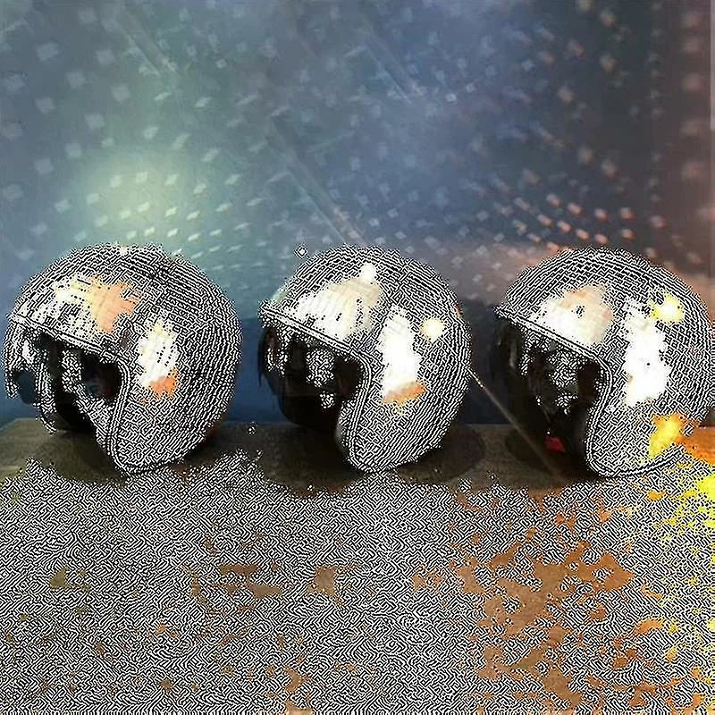 Unbranded Casque Disco Ball 1 Pièce Avec Visière Rétractable Pour Accessoires De Discothèque Cool (argent) 2 Unbranded Casque Disco Ball 1 Pièce Avec Visière Rétractable Pour Accessoires De Discothèque Cool (argent) – Image 2