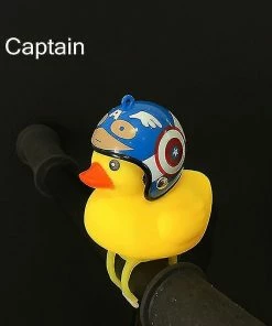 Unbranded Mtb Road Bike Bell Little Yellow Duck Avec Casque Klaxon Pour Enfants, Accessoires De Guidon De Vélo Jouets Pour Enfants Adultes Livraison Gratuite