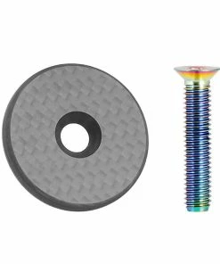 Unbranded Casque De Vélo Top Cap 28.6mm 1-1 / 8 Pouces Steerer Fork Tube Casque Cap Couvercle