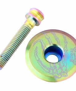 Unbranded MTB Road Bicycle Headset Top Cover Avec Boulons, Casque De Vélo Top Cover