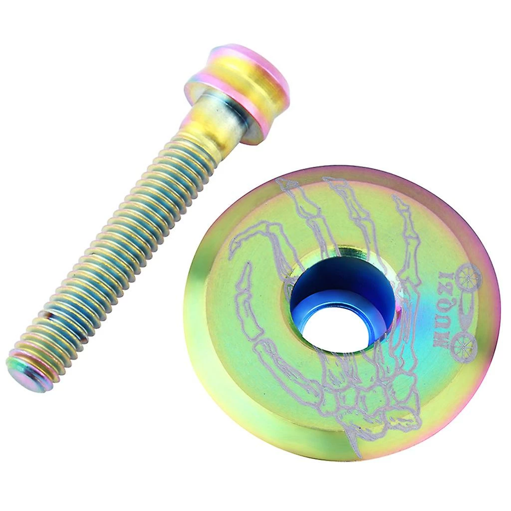 Unbranded MTB Road Bicycle Headset Top Cover Avec Boulons, Casque De Vélo Top Cover 1 Unbranded MTB Road Bicycle Headset Top Cover Avec Boulons, Casque De Vélo Top Cover