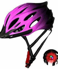 Nw 1776 Casque De Vélo Avec Casque De Vélo Protégé Contre La Lumière Réglable Pour Hommes Femmes Adulte