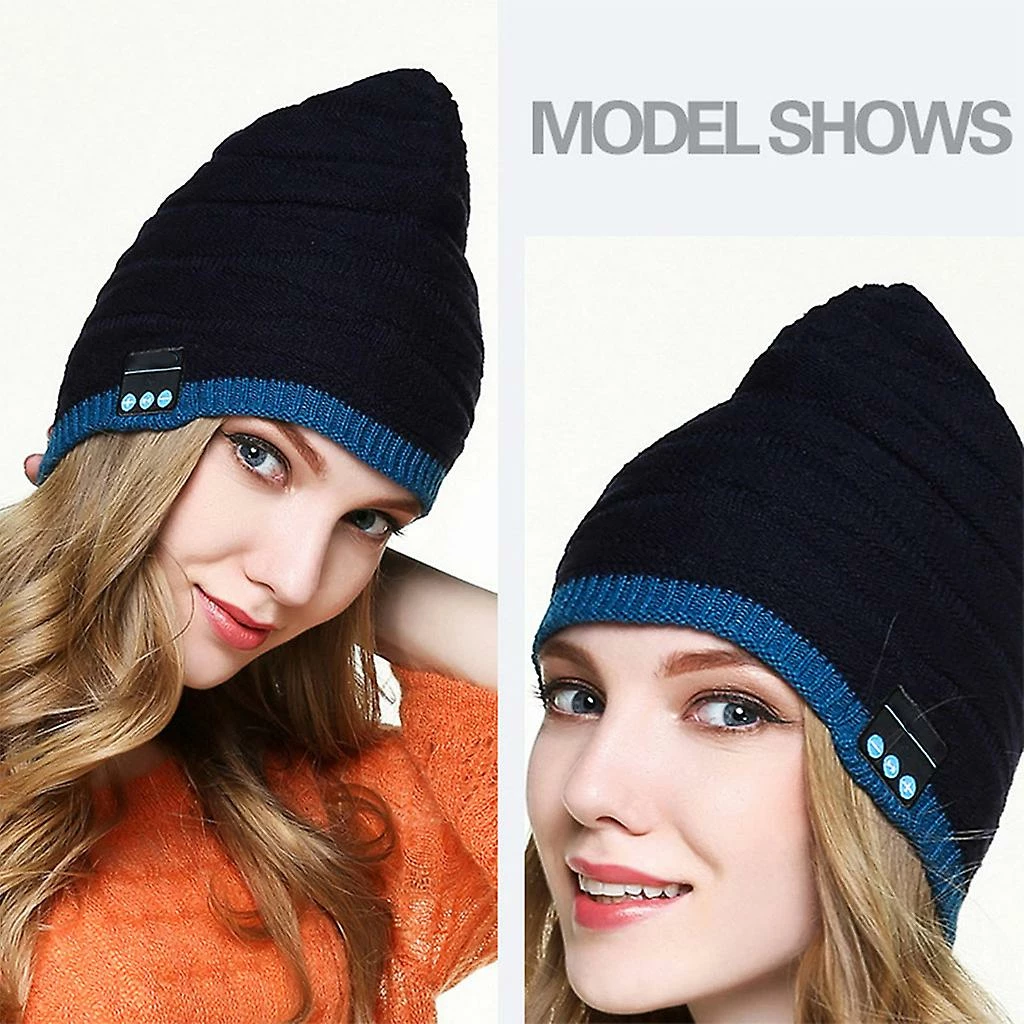 Unbranded Sans Fil Bluetooth Compatible Poisson Modèle Tricoté Velours Hiver Casque Chaud Cap Musique Appel Casque Chapeau Pour Nuit Courir Pêche Sports De Plein Air T 3 Unbranded Sans Fil Bluetooth Compatible Poisson Modèle Tricoté Velours Hiver Casque Chaud Cap Musique Appel Casque Chapeau Pour Nuit Courir Pêche Sports De Plein Air T – Image 3